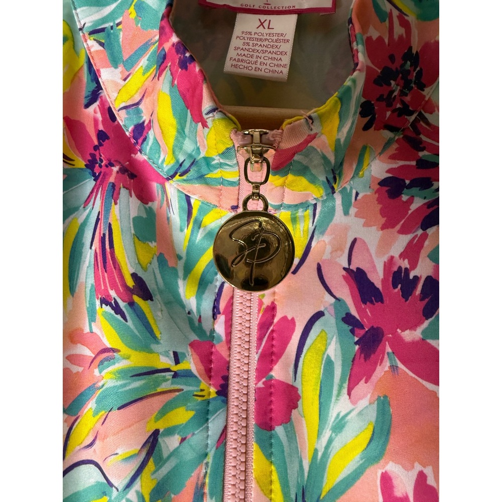 Stella Parker floral sleeveless golf top and skort multicolor XL excellent cond - Picture 4 of 10